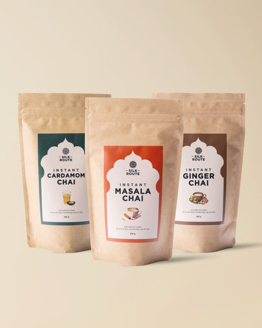 Geschmackspaket mit vollem Aroma (Masala, Kardamom &amp; Ingwer)