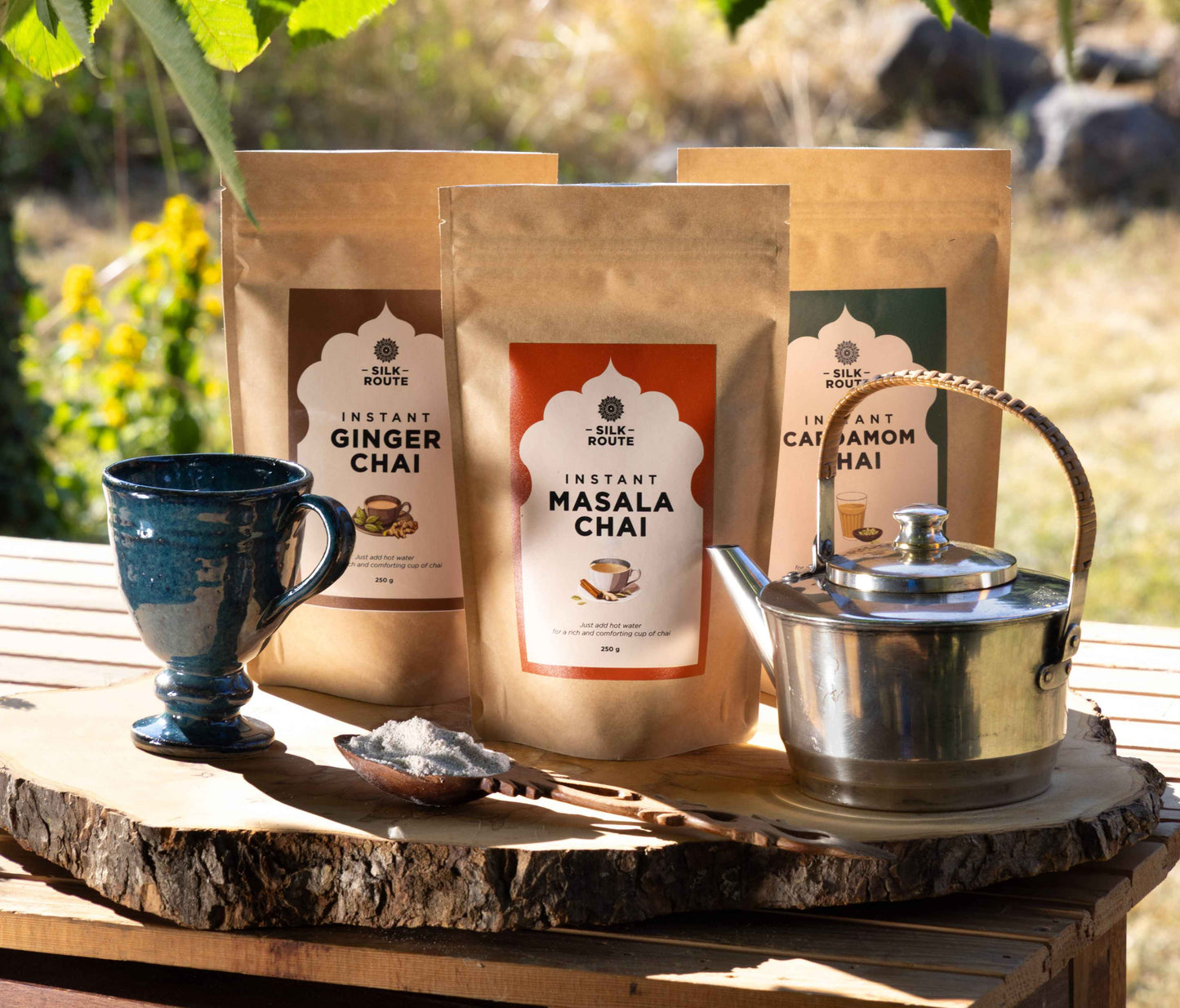 Geschmackspaket mit vollem Aroma (Masala, Kardamom &amp; Ingwer)